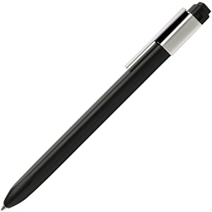 Classic Kugelschreiber Mit Druckmechanismus , Moleskine, schwarz, ABS Kunststoff, 14,30cm (Länge)