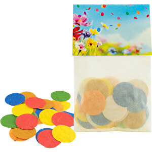 Confettis de graines multicolores