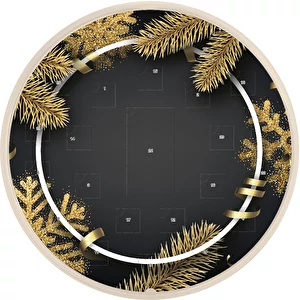 Calendrier de l'Avent rond Lindt