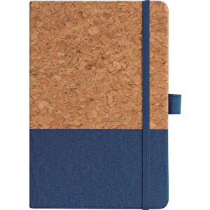 Notizbuch DIN A5 Aus Kork , hellblau, Cork, vegan leather & recycled paper, 14,00cm x 21,00cm x 1,40cm (Länge x Höhe x Breite)