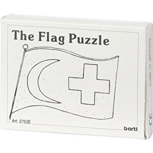 The Flag Puzzle , , 6,50cm x 1,30cm x 5,00cm (Länge x Höhe x Breite)