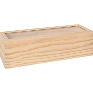 Boîte en bois avec couvercle en ...