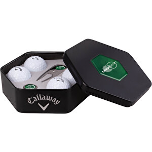Callaway 4-ball Tool Tin , Callaway, schwarz, Verschieden, 15,50cm x 5,30cm x 14,00cm (Länge x Höhe x Breite)