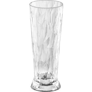 CLUB No. 11 , Koziol, crystal clear, Koziol Superglas, 8,50cm x 21,60cm x 8,50cm (Länge x Höhe x Breite)