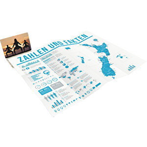 Faltplan Concept-Card Large Green+blue 40 , individuell, 7,20cm x 10,00cm (Länge x Breite)