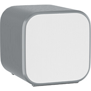 Bluetooth-Lautsprecher Double-Sound , weiß / silber, ABS Kunststoff, 6,00cm x 6,00cm x 6,00cm (Länge x Höhe x Breite)