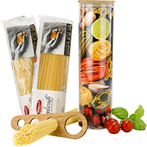 Spaghetti Im Glas , , 9,50cm x 31,20cm x 9,50cm (Länge x Höhe x Breite)