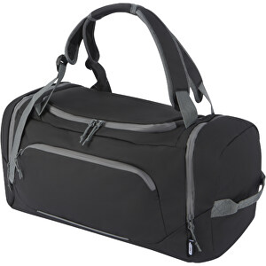 Aqua Wasserabweisende Reisetasche Aus GRS Recyclingmaterial 35 L , schwarz, 600D GRS zertifiziertes recyceltes Polyester, 47,00cm x 29,00cm x 28,00cm (Länge x Höhe x Breite)