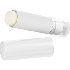 Lippenpflegestift 'Lipcare Original' Mit Polierter Oberfläche , weiß / transparent, Kunststoff, 6,90cm (Höhe)