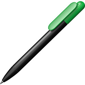 Prodir DS6S TMM Twist Kugelschreiber , Prodir, clover green / schwarz, Kunststoff, 12,46cm x 1,40cm (Länge x Breite)