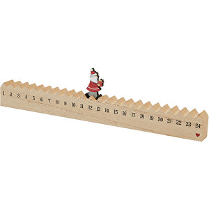 Calendrier en bois WALKING SANTA