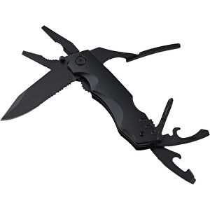 SCX.design T30 Multitool Taschenmesser Mit 10 Funktionen , schwarz, Edelstahl, 14,00cm x 5,00cm x 6,70cm (Länge x Höhe x Breite)