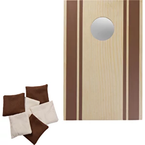 VINGA Jeu de Cornhole, brun