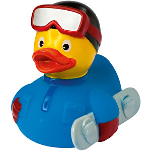 Snowboarder Squeaky Duck