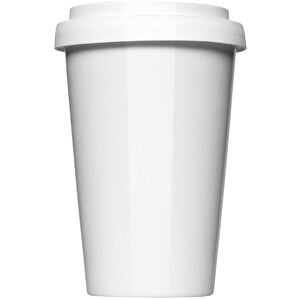 Coffee2Go Thermobecher Form 343 , Mahlwerck Porzellan, weiß, Porzellan/Kunststoff, 12,00cm (Höhe)