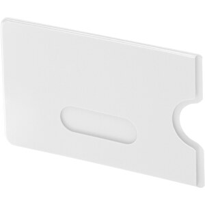 Kreditkartenhülle, Flexibel , weiß, PVC, 9,00cm x 0,20cm x 5,80cm (Länge x Höhe x Breite)