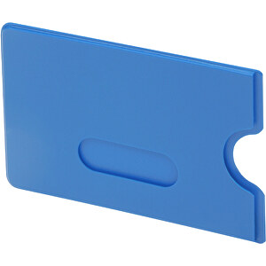 Kreditkartenhülle, Flexibel , blau, PVC, 0,90cm x 0,02cm x 0,58cm (Länge x Höhe x Breite)
