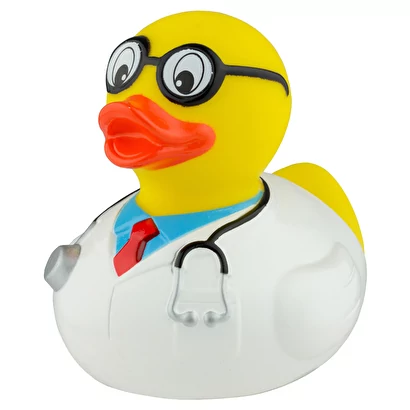 Quietsche-Ente Professor von Kantonsspital Baselland