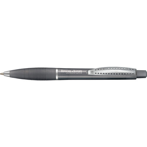 Kugelschreiber Club Transparent SI , Ritter-Pen, topaz-grau, ABS-Kunststoff, 14,20cm (Länge), Bild 3