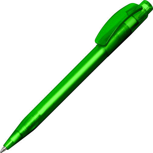 Indus Kugelschreiber - Biologisch Abbaubar , Green&Good, grün, biologisch abbaubares Plastik, 14,00cm x 1,00cm x 1,00cm (Länge x Höhe x Breite), Bild 2