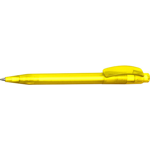 Indus Kugelschreiber - Biologisch Abbaubar , Green&Good, gelb, biologisch abbaubares Plastik, 14,00cm x 1,00cm x 1,00cm (Länge x Höhe x Breite), Bild 3