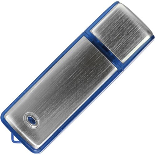 USB-Stick AMBIENT  8GB , Promo Effects MB , blau MB , 8 GB , Aluminium / Kunststoff MB , 3 - 10 MB/s MB , 6,70cm x 0,90cm x 2,10cm (Länge x Höhe x Breite), Bild 1
