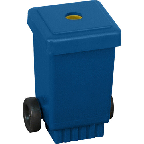 Mülltonnen-Spitzer - Recycelt , Green&Good, blau, recycelter Kunststoff, 6,50cm x 4,50cm x 4,50cm (Länge x Höhe x Breite), Bild 1