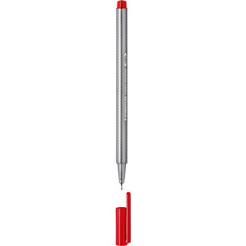 STAEDTLER Triplus Fineliner , Staedtler, rot, Kunststoff, 16,00cm x 0,90cm x 0,90cm (Länge x Höhe x Breite), Bild 1