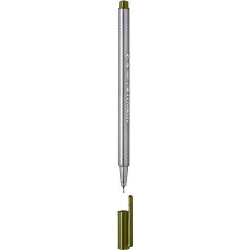 STAEDTLER Triplus Fineliner , Staedtler, olivgrün, Kunststoff, 16,00cm x 0,90cm x 0,90cm (Länge x Höhe x Breite), Bild 1