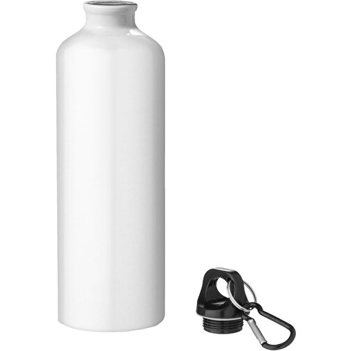 Oregon 770 Ml Aluminium Trinkflasche Mit Karabinerhaken , weiss, Aluminium, 25,00cm (Höhe), Bild 4