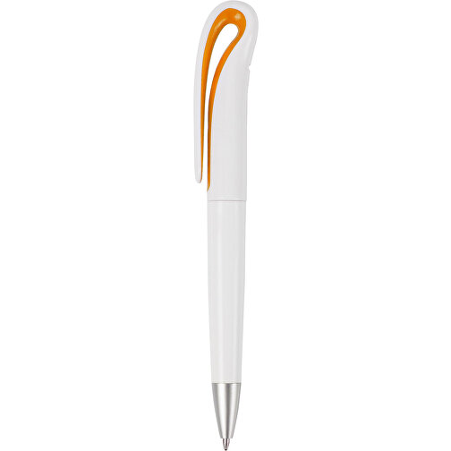 Kugelschreiber Aus Kunststoff Ibiza , orange, ABS, Plastik, , Bild 1