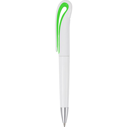 Kugelschreiber Aus Kunststoff Ibiza , hellgrün, ABS, Plastik, , Bild 1