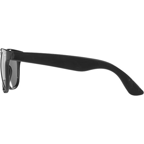 Moderne Sonnenbrille - UV-Schutz , schwarz, PC Kunststoff, 14,50cm x 4,90cm x 15,00cm (Länge x Höhe x Breite), Bild 3