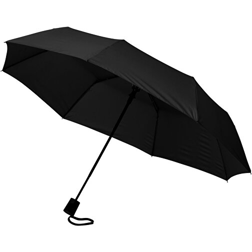 Wali 21' Automatik Kompaktregenschirm , schwarz, Polyester, 28,00cm (Höhe), Bild 1