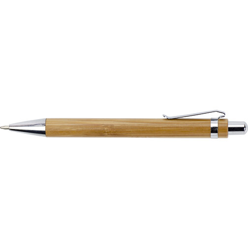 Kugelschreiber Colorado , braun, Metall, Bambus, 13,80cm (Höhe), Bild 4