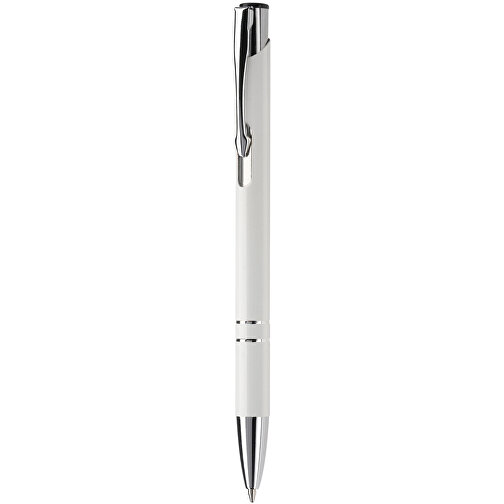 Kugelschreiber Alicante Special , weiß, Aluminium, 13,50cm (Länge), Bild 1