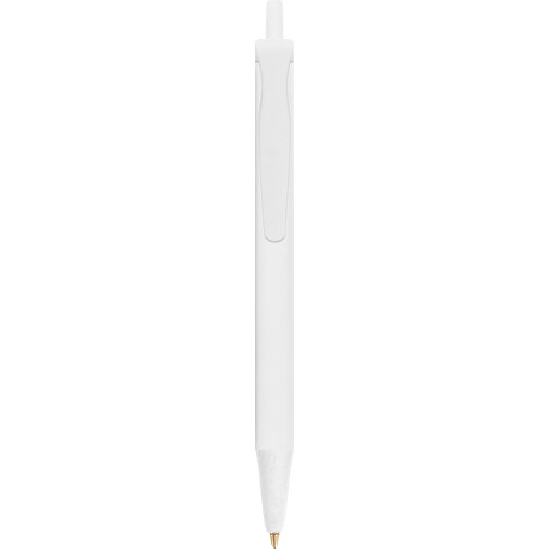 BIC® Clic Stic Kugelschreiber , BiC, weiß, Kunststoff, 1,20cm x 14,00cm (Länge x Breite), Bild 1