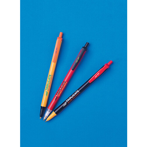 BIC® Clic Stic Kugelschreiber , BiC, schwarz, Kunststoff, 1,20cm x 14,00cm (Länge x Breite), Bild 4