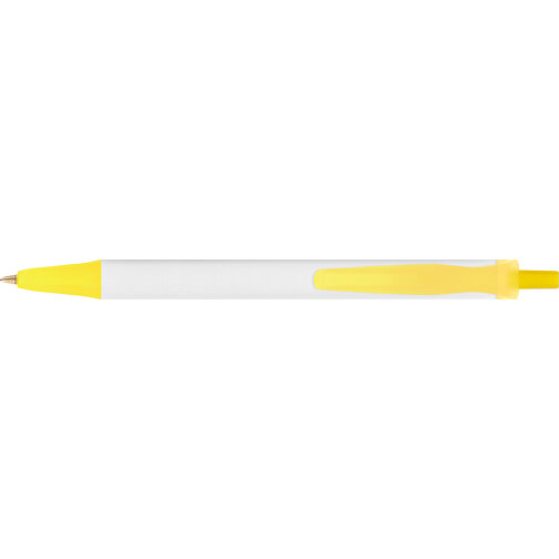 BIC® Clic Stic Kugelschreiber , BiC, gefr. gelb, Kunststoff, 1,20cm x 14,00cm (Länge x Breite), Bild 3