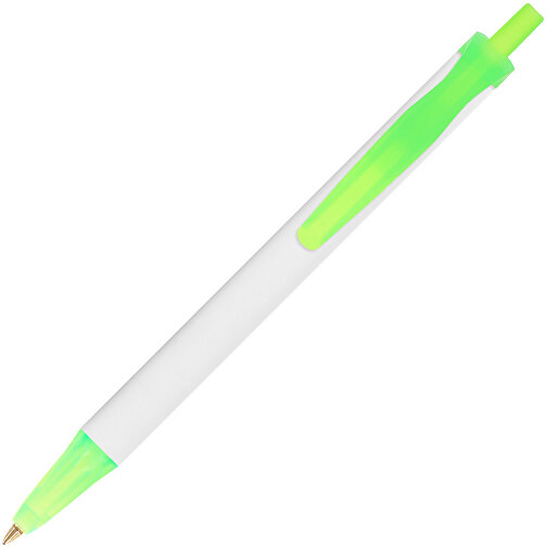 BIC® Clic Stic Kugelschreiber , BiC, gefr. grün, Kunststoff, 1,20cm x 14,00cm (Länge x Breite), Bild 2