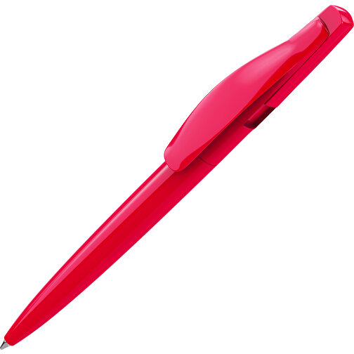 Prodir DS2 PPP Push Kugelschreiber , Prodir, rot / rot, Kunststoff, 14,80cm x 1,70cm (Länge x Breite), Bild 1