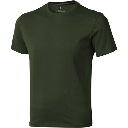 Nanaimo T-Shirt Für Herren , armeegrün, Single jersey Strick 100% BCI Baumwolle, 160 g/m2, L, , Bild 1
