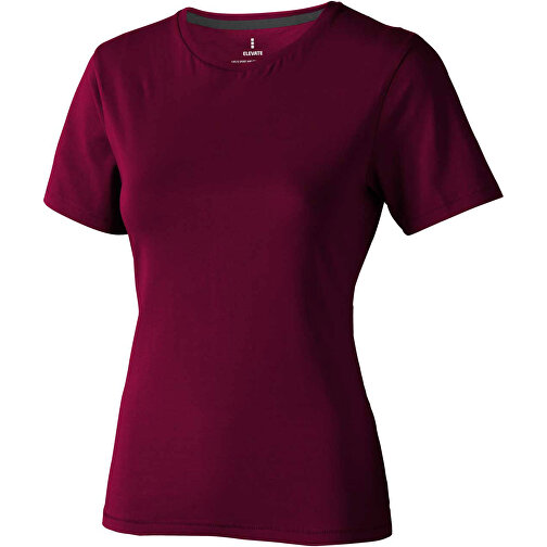 Nanaimo – T-Shirt Für Damen , bordeaux, Single jersey Strick 100% BCI Baumwolle, 160 g/m2, XS, , Bild 1