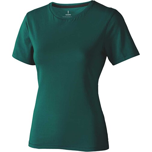Nanaimo – T-Shirt Für Damen , waldgrün, Single jersey Strick 100% BCI Baumwolle, 160 g/m2, XS, , Bild 1