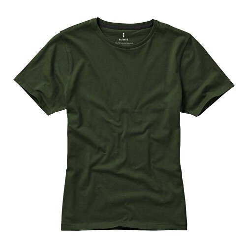 Nanaimo – T-Shirt Für Damen , armeegrün, Single jersey Strick 100% BCI Baumwolle, 160 g/m2, XS, , Bild 10