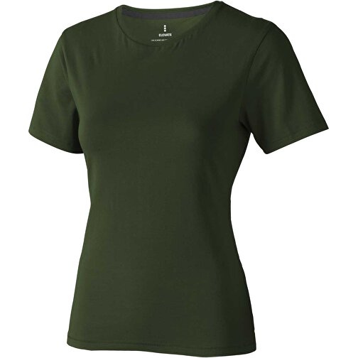 Nanaimo – T-Shirt Für Damen , armeegrün, Single jersey Strick 100% BCI Baumwolle, 160 g/m2, L, , Bild 1