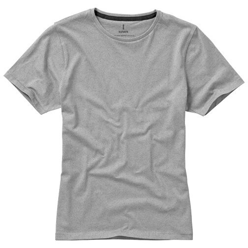 Nanaimo – T-Shirt Für Damen , grau meliert, Single jersey Strick 90% Baumwolle, 10% Viskose, 160 g/m2, S, , Bild 28