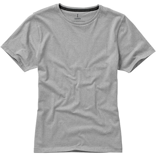 Nanaimo – T-Shirt Für Damen , grau meliert, Single jersey Strick 90% Baumwolle, 10% Viskose, 160 g/m2, XL, , Bild 20