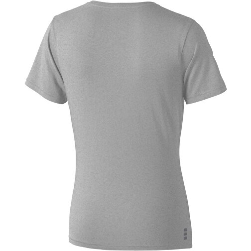 Nanaimo – T-Shirt Für Damen , grau meliert, Single jersey Strick 90% Baumwolle, 10% Viskose, 160 g/m2, XL, , Bild 8