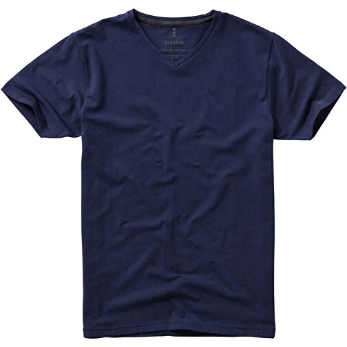 Kawartha T-Shirt Für Herren Mit V-Ausschnitt , Green Concept, navy, Single jersey Strick 95% GOTS zertifizierte Bio Baumwolle, 5% Elastan, 200 g/m2, XS, , Bild 7
